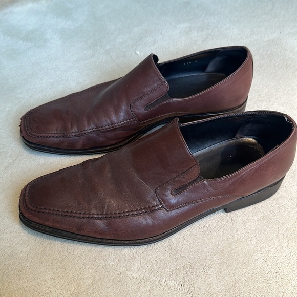 Monte Rosso Men\'s Lucca Nappa Leather Brown Loafers main image 8